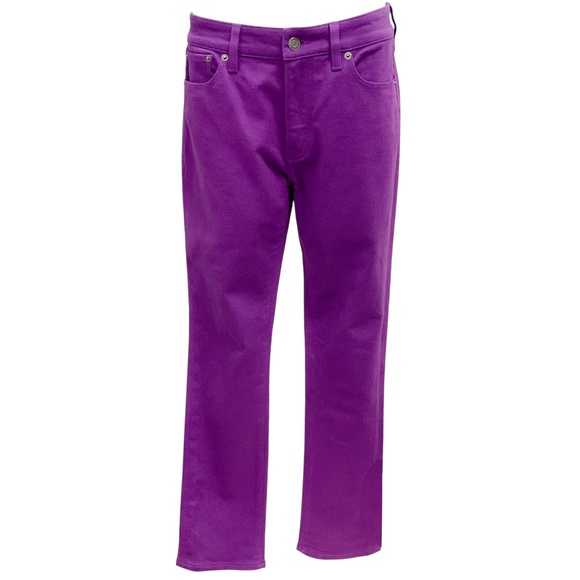 RALPH LAUREN COLLECTION PURPLE FIVE POCKET DENIM JEANS - Picture 1 of 6